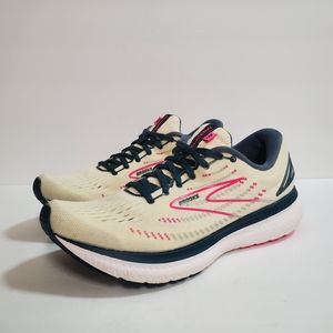 Brooks Women's Glycerin 19 Ice Floe Navy Pink sz 11 Running Shoes